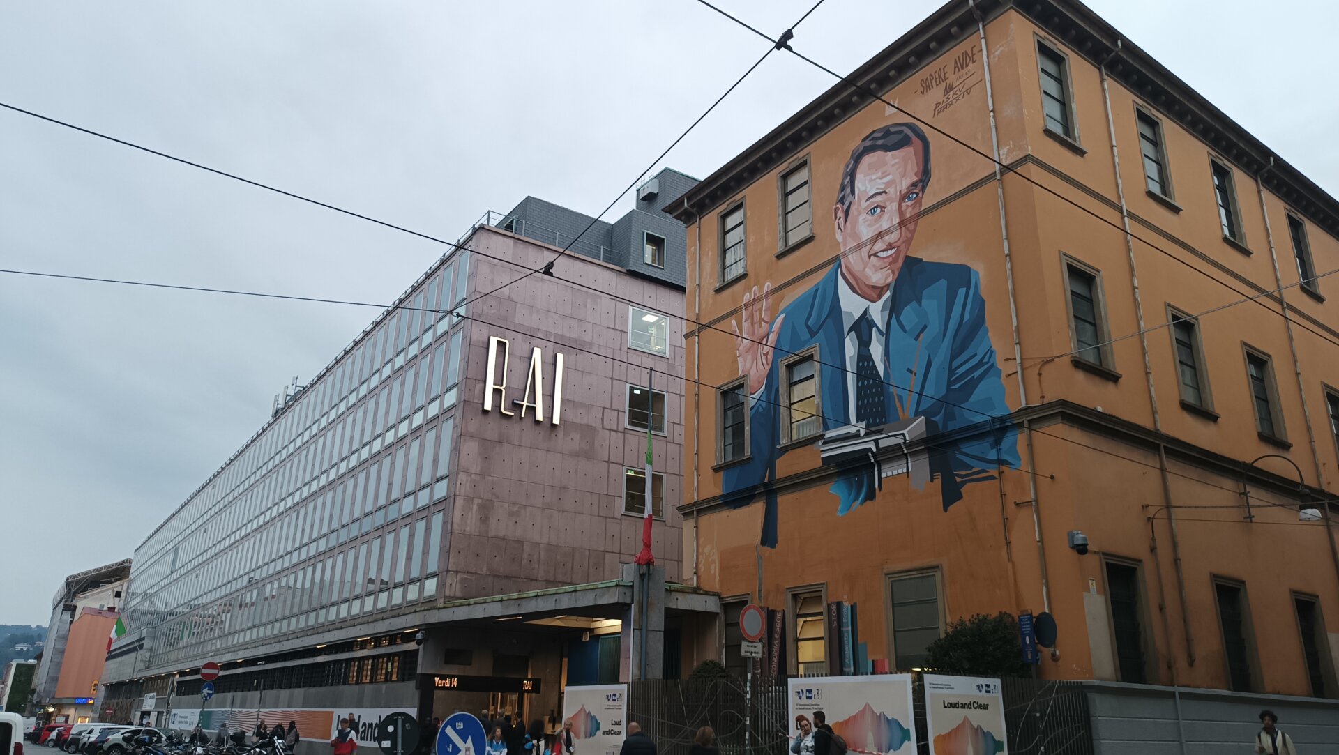 Murales Torino Piero Angela - Foto Ottavio Currà