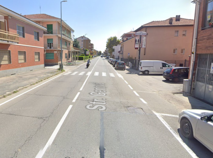 Investito un pedone in via Genova a Moncalieri