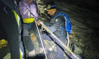 Due escursioniste bloccate nella zona della Cima Dorlier a Cesana Torinese: recuperate dal Soccorso Alpino