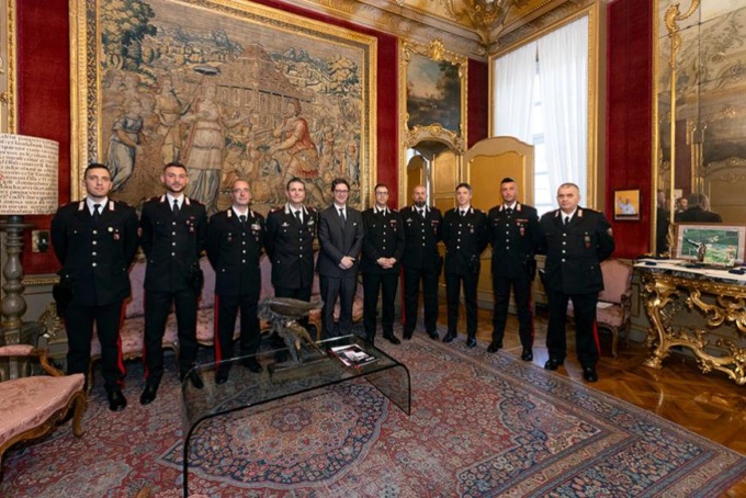 Hanno salvato vite e sventato truffe, a Palazzo Lascaris i ringraziamenti ufficiali all’Arma dei Carabinieri