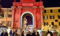 Duomo illuminato a Chieri in occasione delle festività natalizie