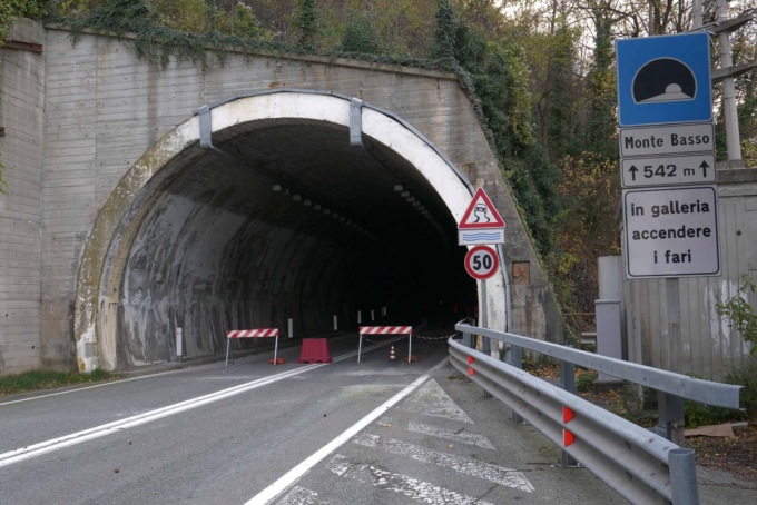 Messa in sicurezza della galleria Montebasso a Lanzo: i lavori affidati entro il 14 gennaio