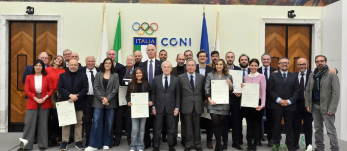 Cerimonia dei Premi CONI-USSI a Roma