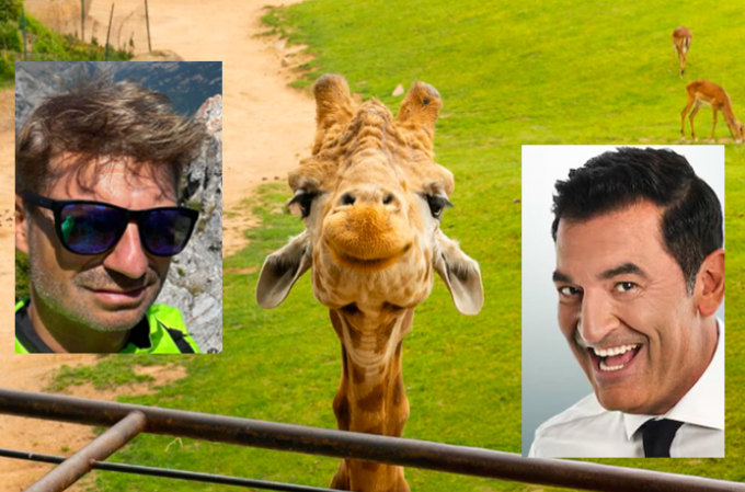 Tra leoni e giraffe al bio parco Zoom di Cumiana anche il boss (in incognito) e Max Giusti, stasera su Rai2