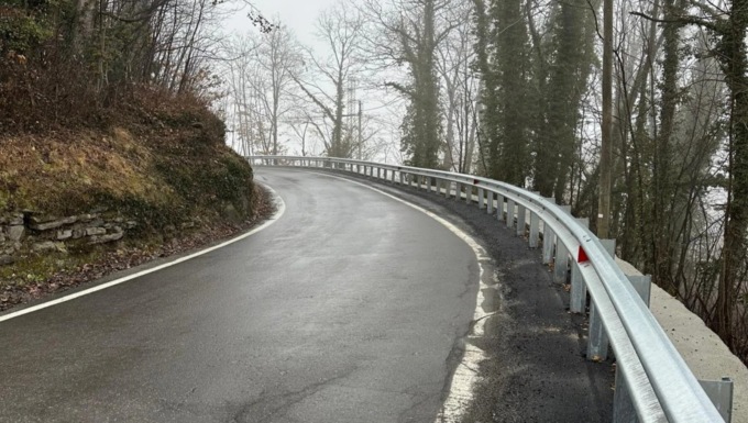 Nuova pavimentazione sulla Sp 22 a Corio
