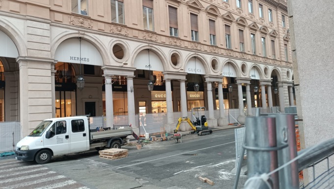 Partiti i lavori di riqualificazione e pedonalizzazione di via Roma