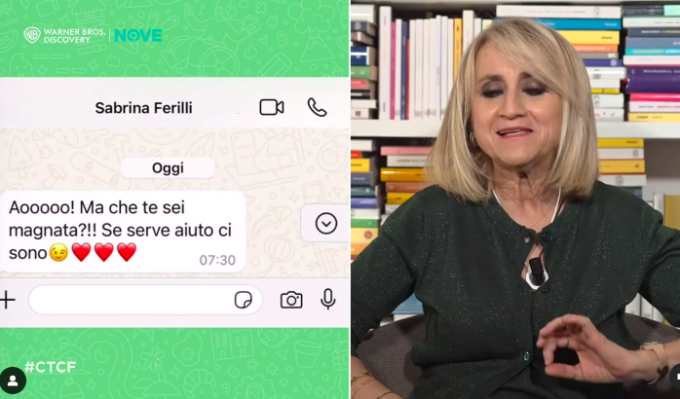 Luciana Littizzetto collegata da casa alla trasmissione “Che tempo che fa” racconta i giorni passati al Gradenigo