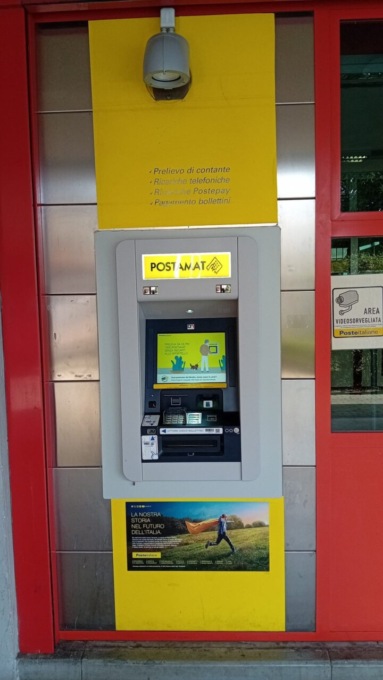 Installato a Beinasco un atm postamat di ultima generazione