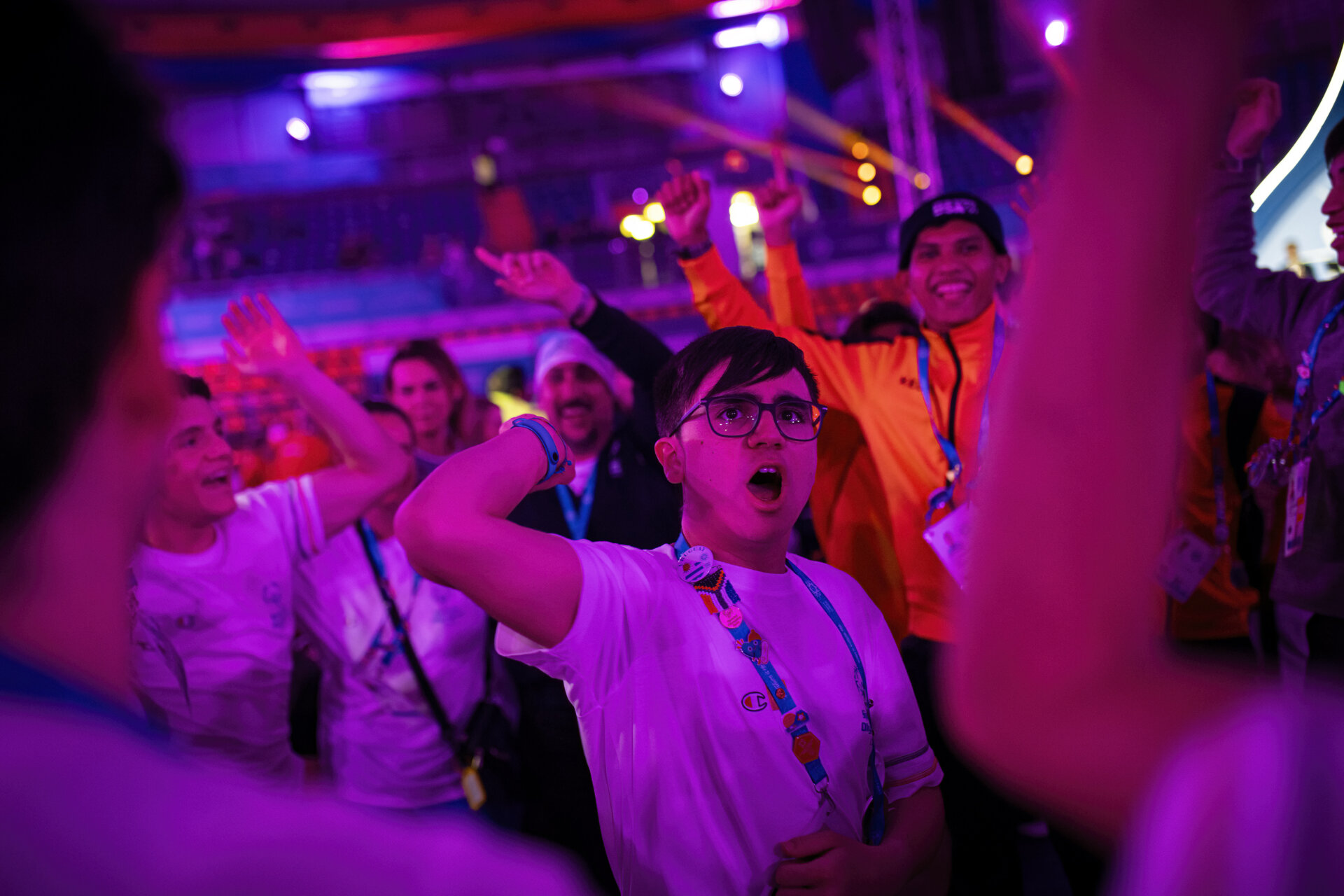 Closing ceremony.Special Olympics World Winter Games 2025PalaTazzoliSOWWG Turin2025Torino