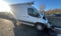 Scontro tra tre veicoli in tangenziale nord