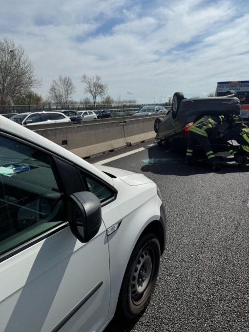 Maxi incidente in tangenziale tra Orbassano e Grugliasco