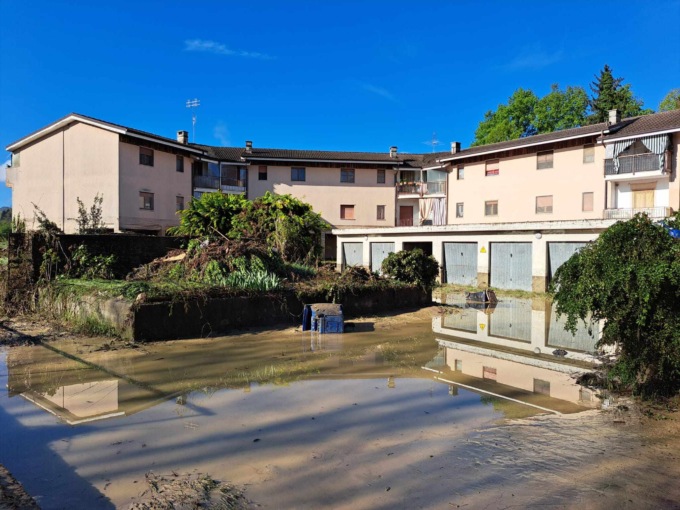Alluvione, sopralluogo a Cavagnolo del presidente di Atc