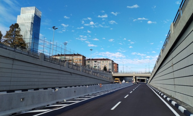 Torino, riapre la semicarreggiata nord del sottopasso Lingotto
