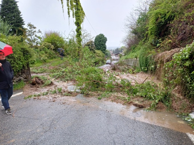Maltempo, la Strada Provinciale 165 di Prarostino è stata chiusa
