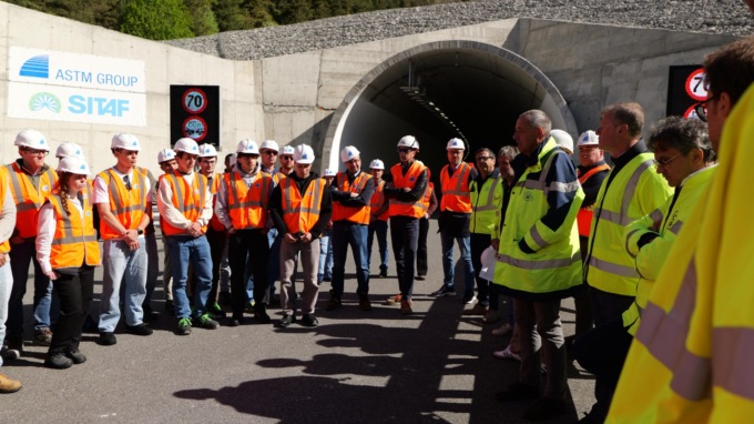 Traforo del Frejus: 70 studenti del Poli di Torino in visita al cantiere