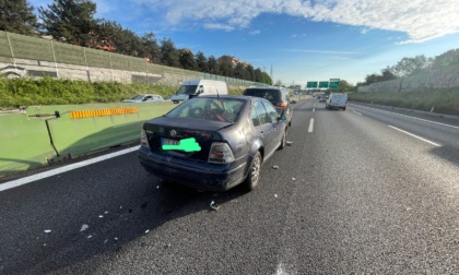 Incidente in tangenziale a Collegno, 3 veicoli coinvolti