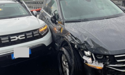 Incidente sulla Torino-Aosta all’altezza di San Giorgio: due feriti