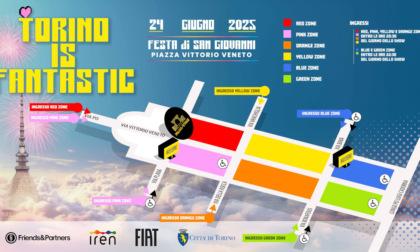 San Giovanni 2025 a Torino: concerto, fuochi sul Po e maxi schermi in piazza