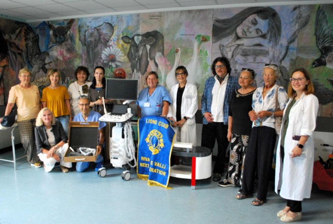 Donata all’ospedale di Pinerolo una sonda per l’ecografia neonatale e pediatrica