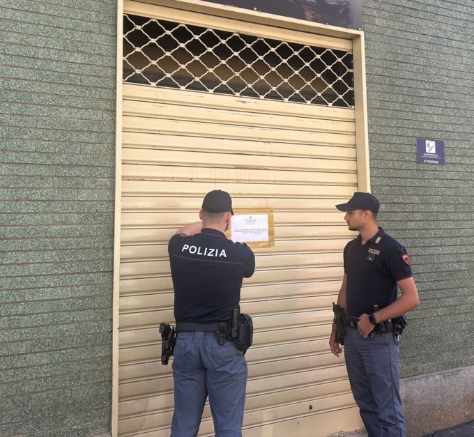 Sospesa per 5 giorni la licenza del bar di via Malone