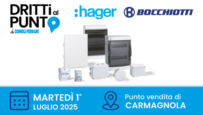 Sei un impiantista? Partecipa a “Dritti al Punto” con Hager Bocchiotti