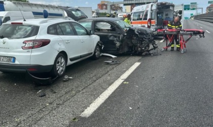 Incidente in tangenziale a Grugliasco: 2 feriti