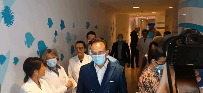 Regina Margherita: “Questa è casa vostra”, Cirio, Riboldi e Thomas Schael hanno dato il benvenuto ai tre bambini di Gaza