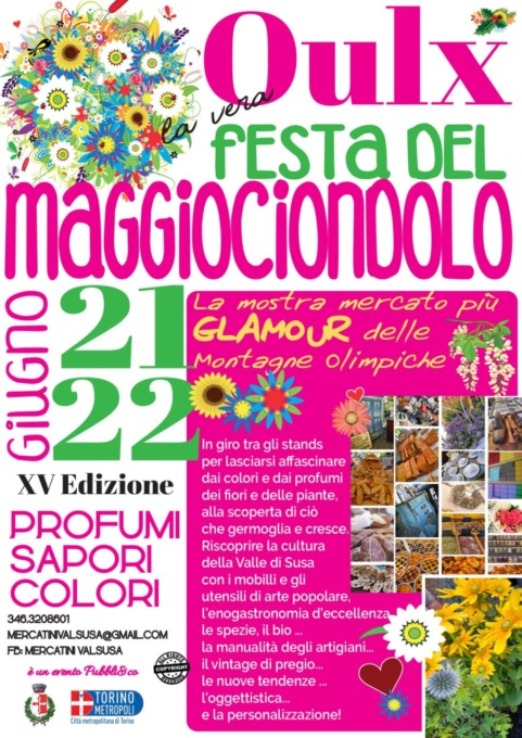 Sabato 21 e domenica 22 giugno ad Oulx la Festa del Maggiociondolo