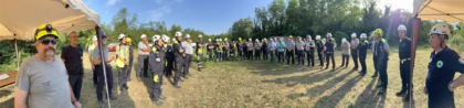 Giornata di addestramento per la Protezione Civile di Torino
