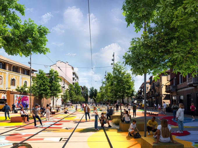 Alberi, due piste ciclabili e un graffito urbano cambieranno il volto di Corso Palermo e via Martorelli