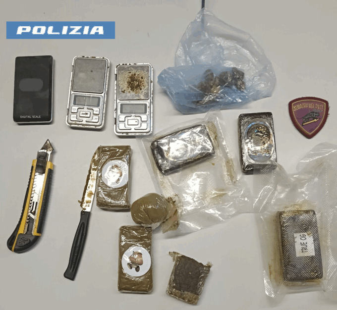 37enne arrestato per detenzione di droga e resistenza a pubblico ufficiale