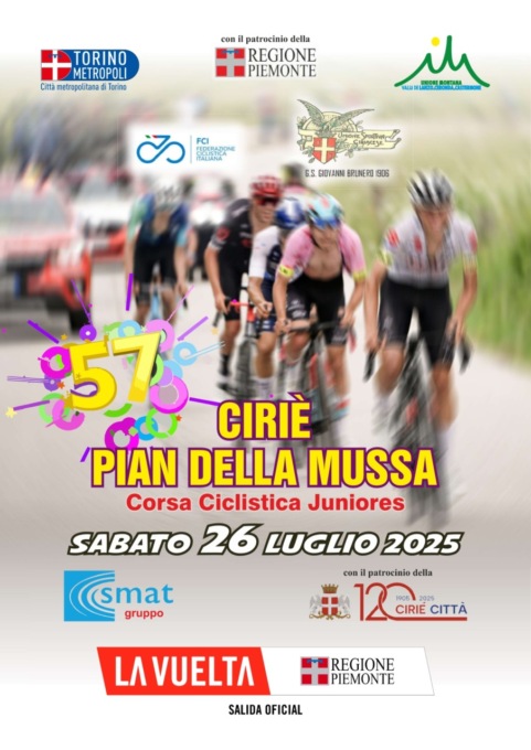 Ciclismo: sabato 26 luglio si corre la Ciriè-Pian della Mussa