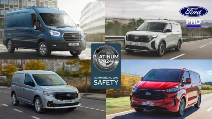 Sicurezza: valutazione “Platinum NCap” per i Transit di Ford