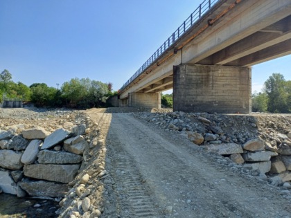 Villanova Canavese, lavori in corso per riaprire il ponte