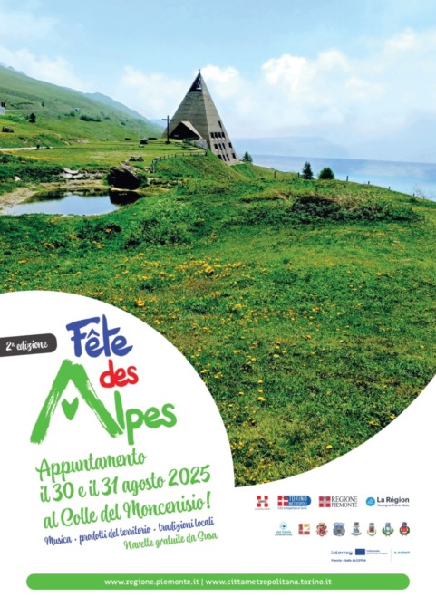 Navette gratuite da Susa per la Festa delle Alpi il 30 e 31 agosto Colle del Moncenisio