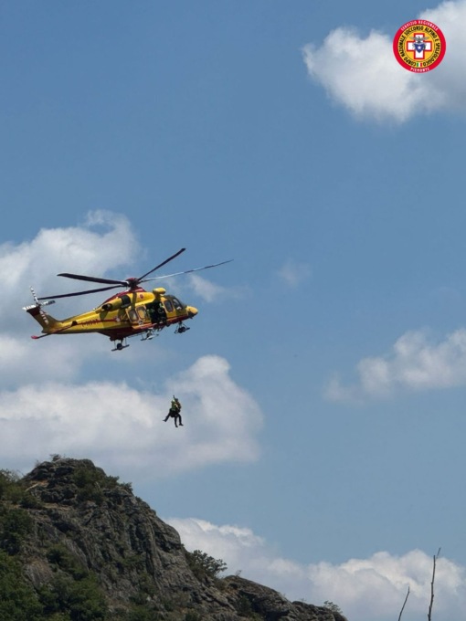Caprie, uomo si infortuna praticando canyoning nel Rio Sessi