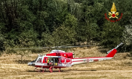Padre e la figlia di 8 anni, recuperati dai pompieri lungo la Ferrata della Roceja