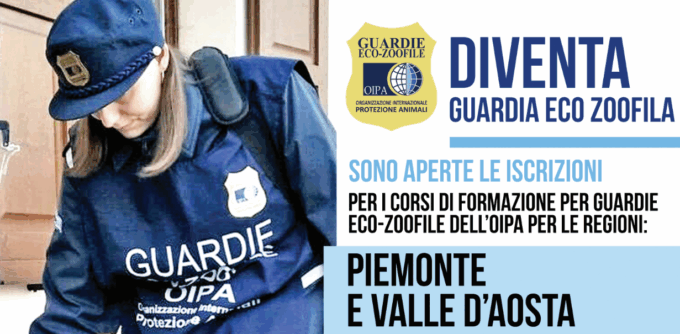 Piemonte e Valle d’Aosta: aperte le iscrizioni al corso per guardie zoofile OIPA