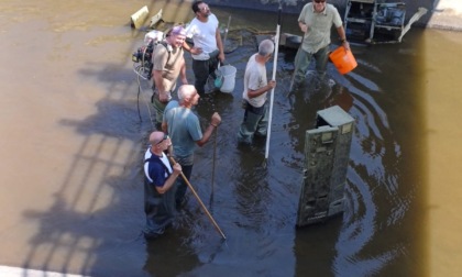 La Città metropolitana tutela i pesci e rimuove i rifiuti nel canale Moncalieri-La Loggia