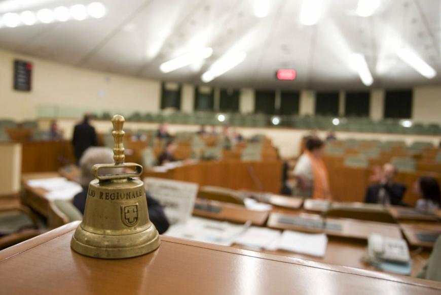 Calendario delle attività del Consiglio regionale dal 6 al 12 ottobre al momento ufficializzate e ordine del giorno della seduta del 7