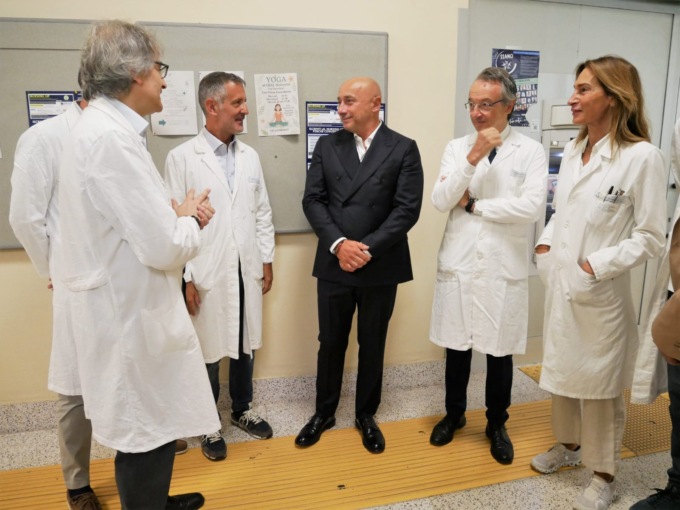 Primo giorno di insediamento di Livio Tranchida alla Città della Salute e della Scienza di Torino