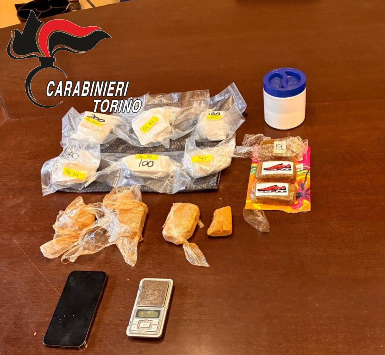 Operazione antidroga a Torino e provincia: cinque arresti