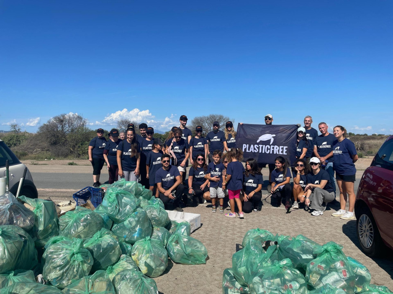 In Piemonte rimossi oltre 7.500 chili di plastica e rifiuti dai volontari Plastic Free nel weekend