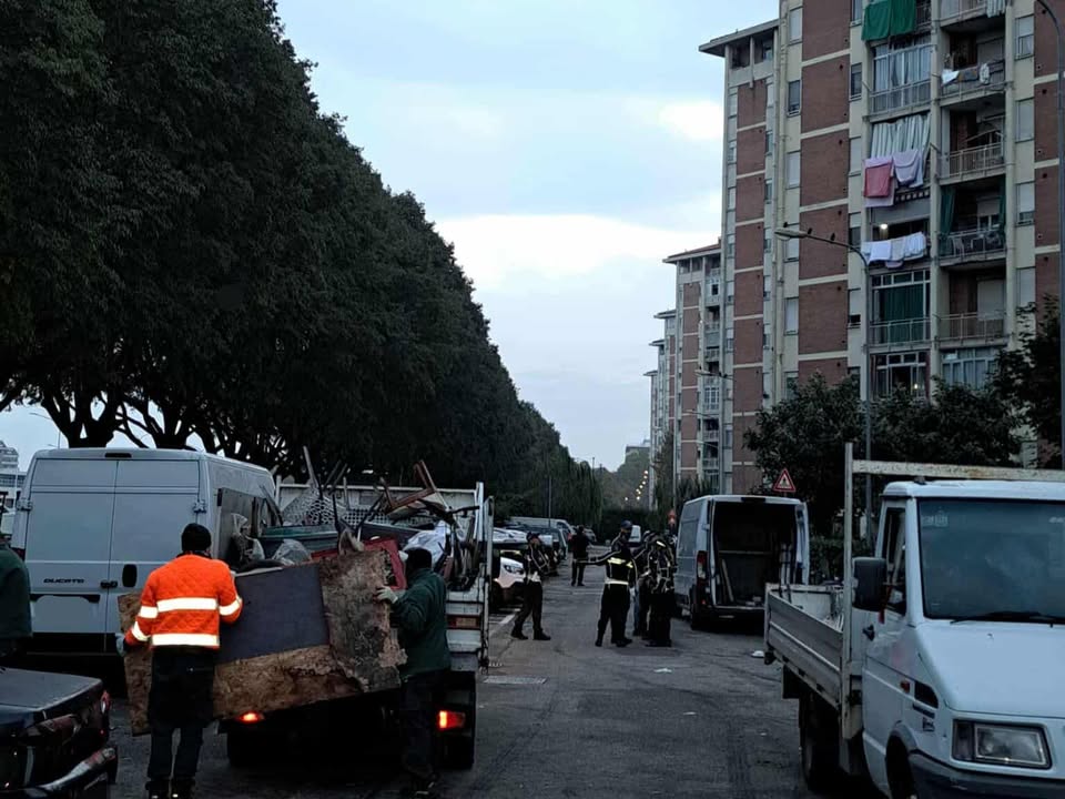 In Corso Grosseto sgomberato un alloggio Atc occupato abusivamente