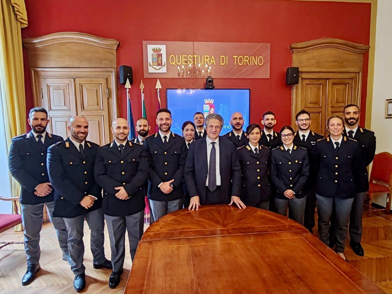 La polizia di Stato dà il benvenuto ai nuovi vice ispettori da oggi assegnati alla Questura di Torino