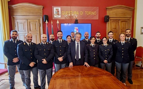 La polizia di Stato dà il benvenuto ai nuovi vice ispettori da oggi assegnati alla Questura di Torino