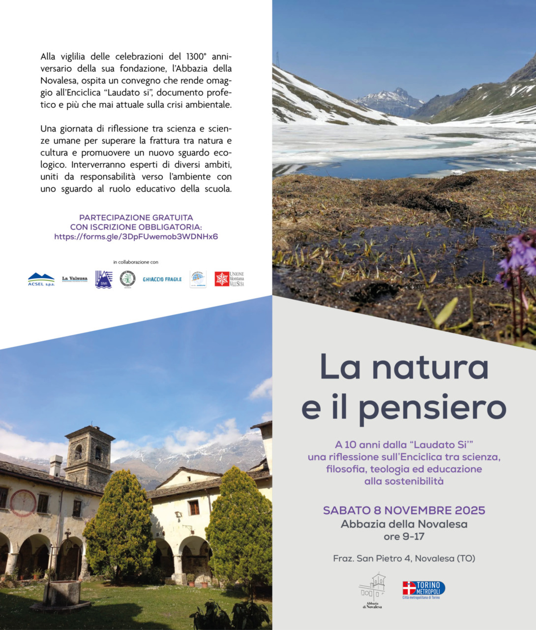 La natura e il pensiero: a 10 anni dalla Laudato Si’, riflessione tra filosofia, teologia, scienza ed educazione alla sostenibilità
