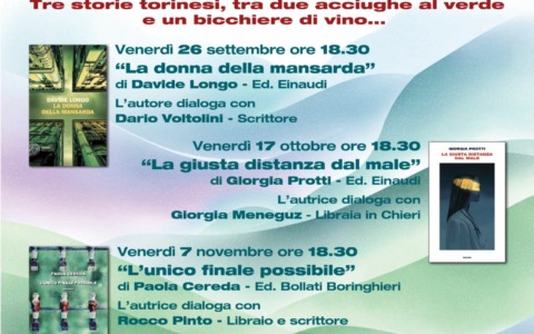 A Baldissero Torinese la seconda edizione di Scrittori in Collina 2025