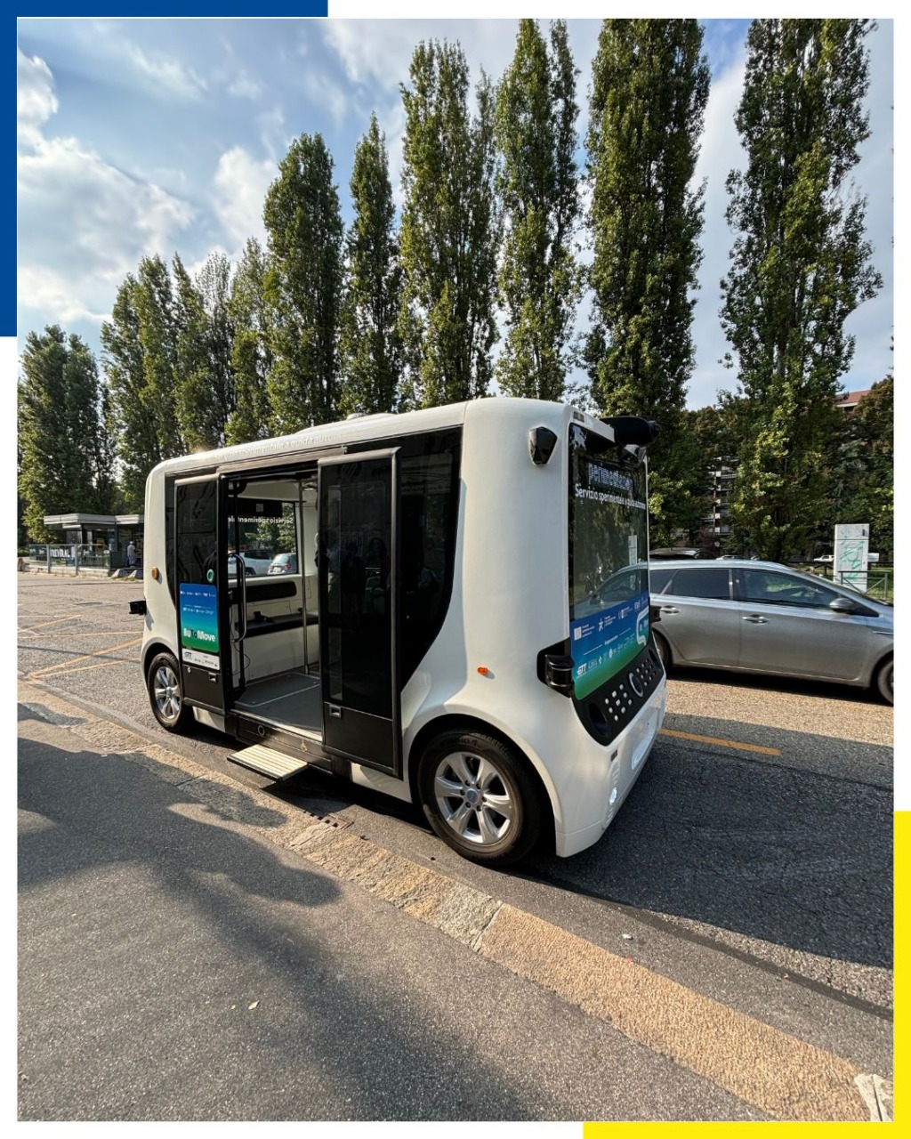 A Torino arriva la navetta che si guida da sola grazie a speciali sensori