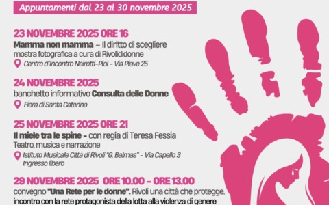 Rivoli unita contro la violenza: prosegue il programma “Oltre il Silenzio”